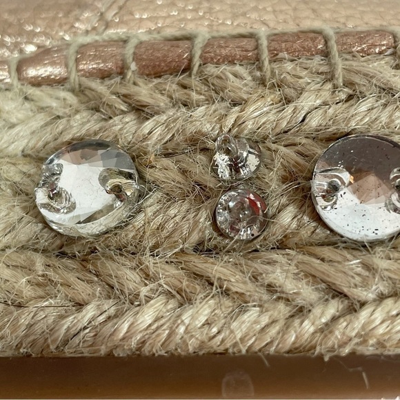 Aldo Oceradda Rose Gold Platform Espadrille Spring Summer shoe size 7 - Picture 4 of 12